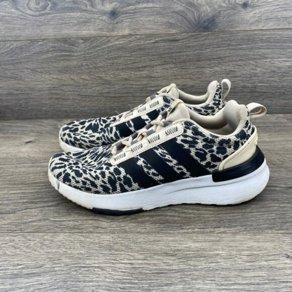 adidas | Shoes | Adidas Racer Tr2 Leopard Print Athletic Running Shoes Kids  Size 4 Gz4681 | Poshmark